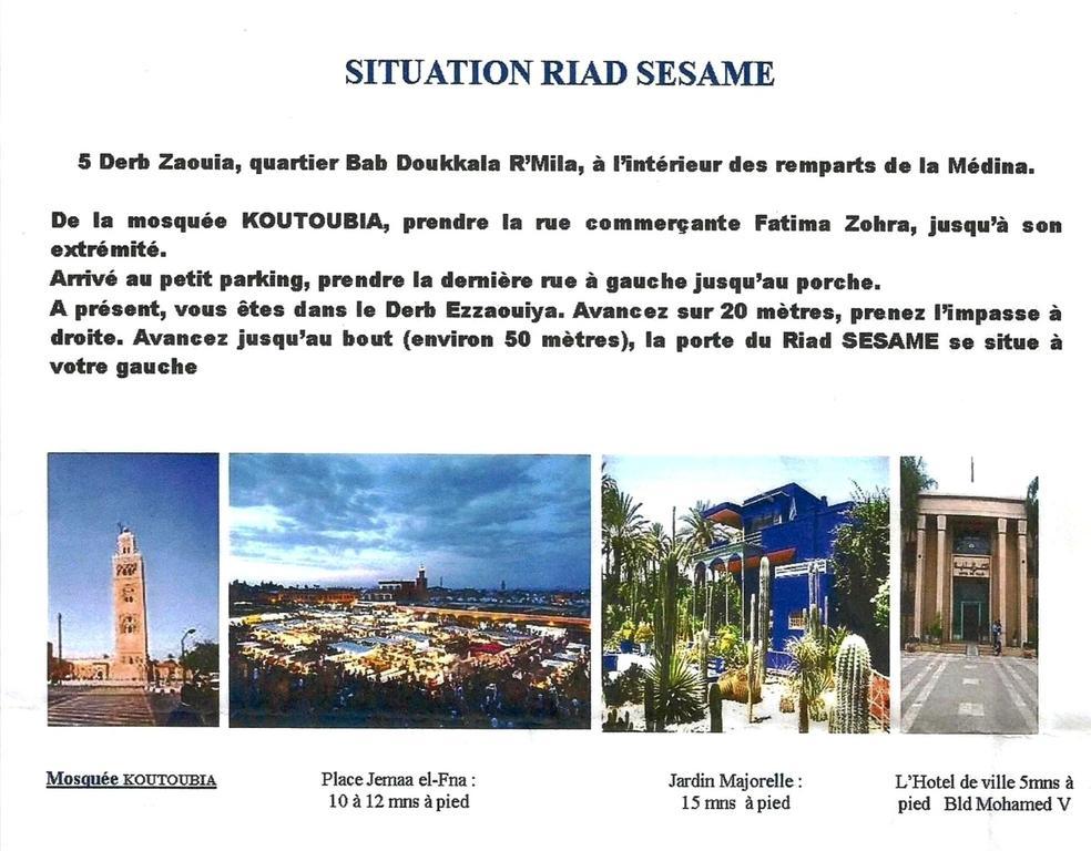 Riad Sesame Маракеш Екстериор снимка
